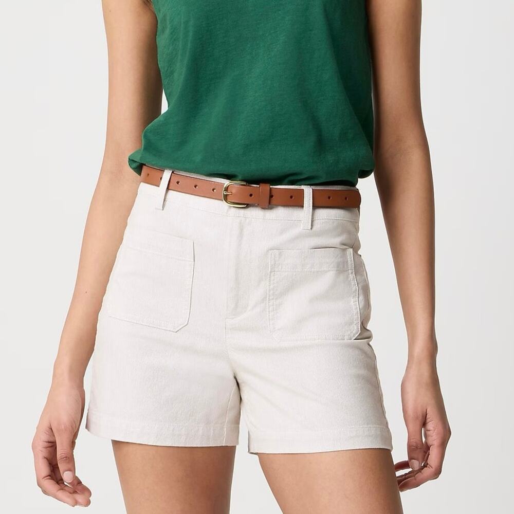 NWT J. Crew Lizzie Patch-Pocket Short Size 28